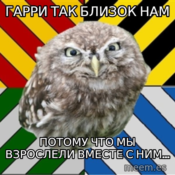 JEALOUS POTTEROMAN meme: гарри так близок нам / потому что мы взрослели вместе с ним...