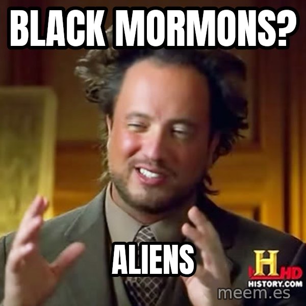 Giorgio A Tsoukalos Hair meme: BLACK MORMONS? / ALIENS