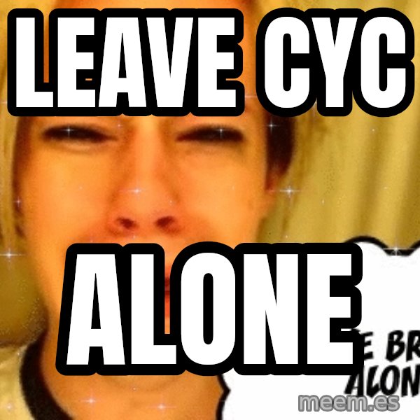 leave britney alone meme: Leave cyc / Alone