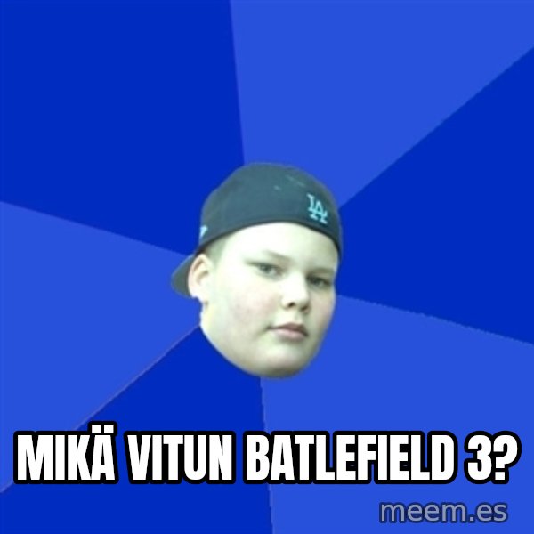 Jonnen Neuvo meme: mikä vitun batlefield 3?