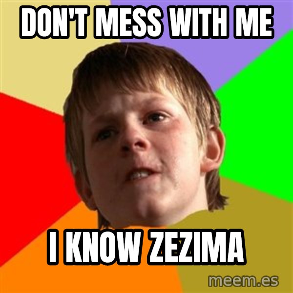Angry School Boy meme: don't mess with me / i know zezima