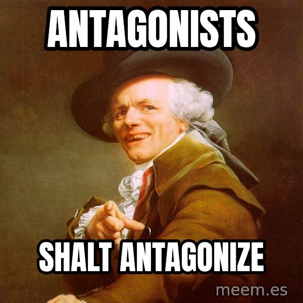 Joseph Ducreux meme: Antagonists / Shalt antagonize