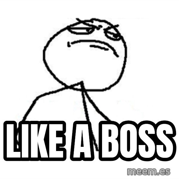 Like A Boss meme: like a boss