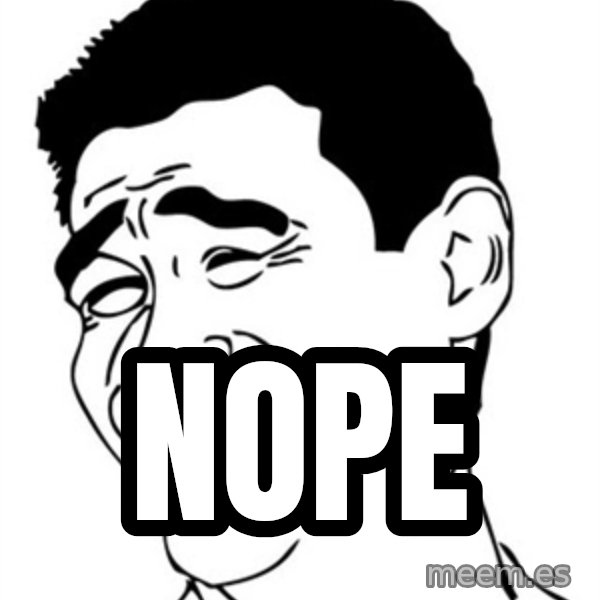 Yao Ming meme: nope