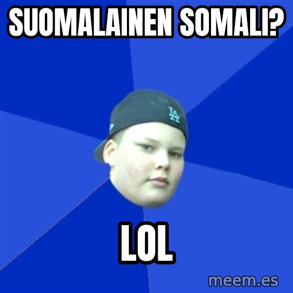 Jonnen Neuvo meme: suomalainen   somali? / LOL