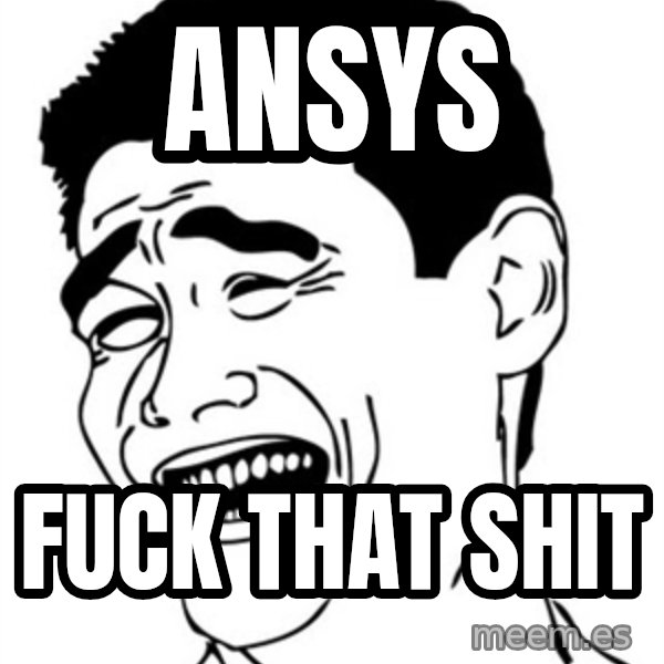 Yao Ming meme: Ansys / Fuck that shit
