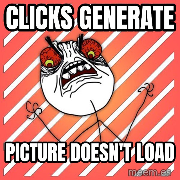 iHate meme: clicks generate / picture doesn't load