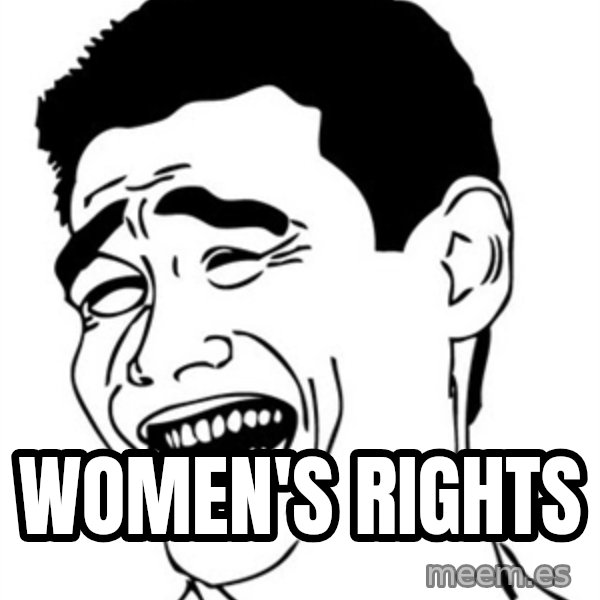 Yao Ming meme: women's rights