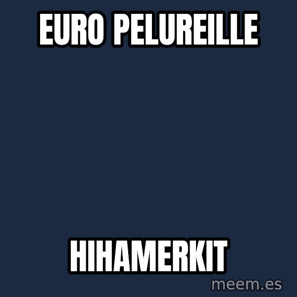 Katainen Perkele meme: Euro  pelureille / hihamerkit