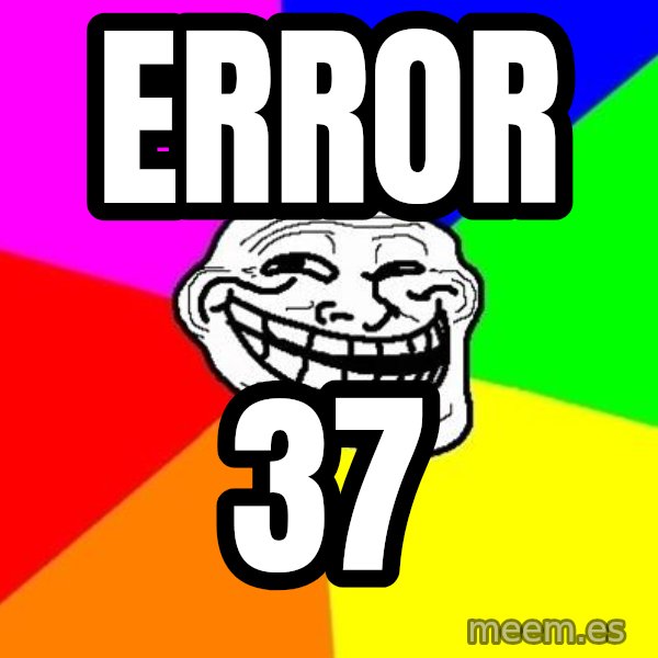 Trollface meme: error / 37