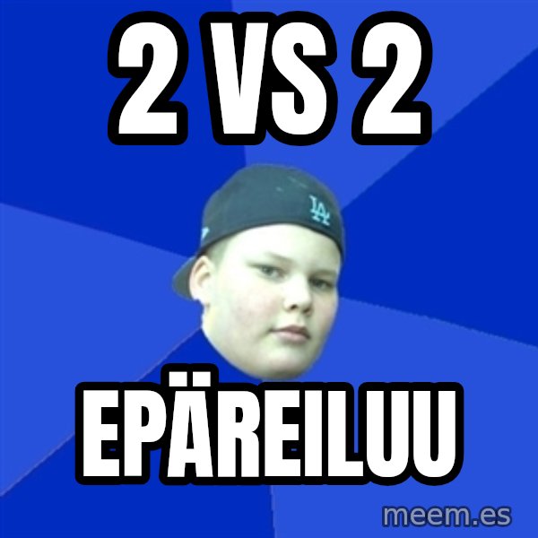 Jonnen Neuvo meme: 2 vs 2 / epäreiluu