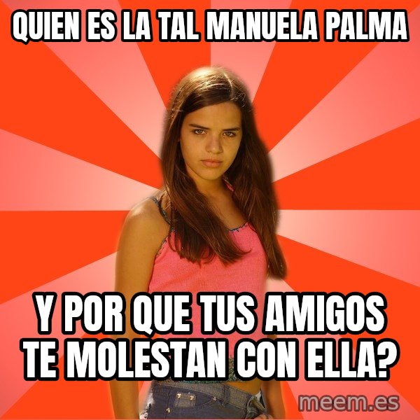 Jealous Girl meme: quien es la tal manuela palma / y por que tus amigos te molestan con ella?