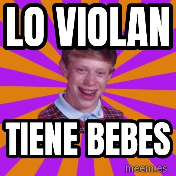 Unlucky Brian Strikes Again meme: lo violan / tiene bebes