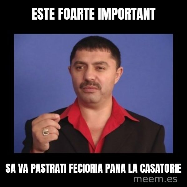 Manelistul Nicolae Guta meme: este foarte important / sa va pastrati fecioria pana la casatorie