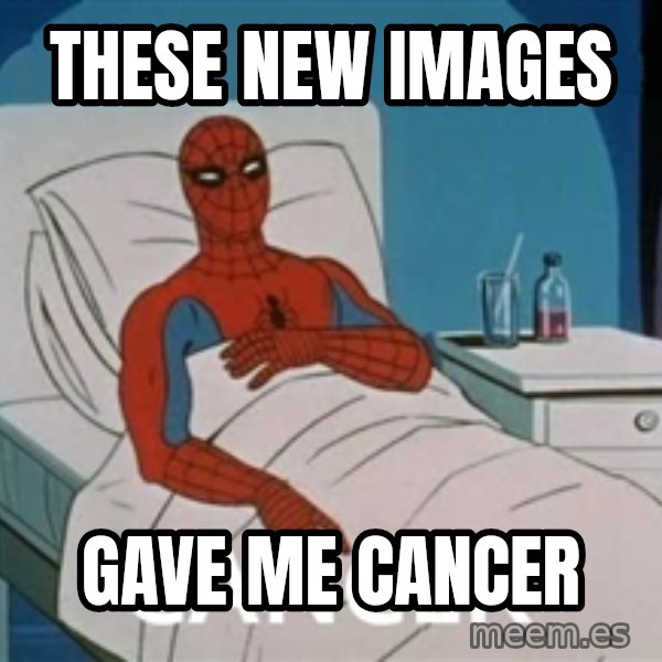 spiderman hospital meme: These new images / GAVE ME CANCER