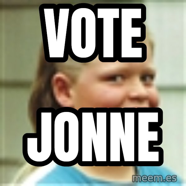 Jonnen Neuvo meme: Vote / Jonne