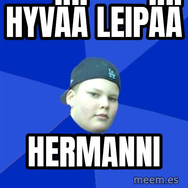 Jonnen Neuvo meme: HYVÄÄ LEIPÄÄ / HERMANNI
