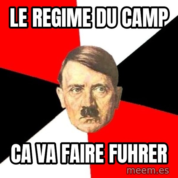 Advice Hitler meme: le regime du Camp / ca va faire Fuhrer