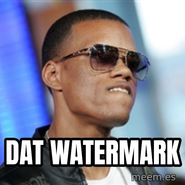 Dat Ass meme: Dat watermark