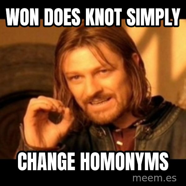 Does not simply walk into mordor Boromir  meme: won does knot simply / change homonyms