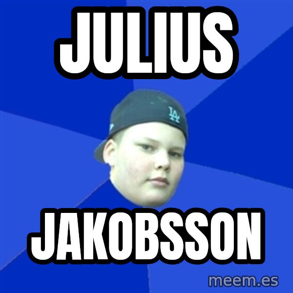 Jonnen Neuvo meme: JULIUS / JAKOBSSON