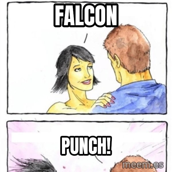 Alpha Boyfriend meme: Falcon / PUNCH!