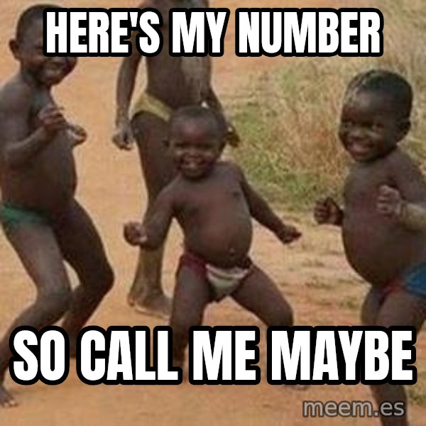 african children dancing meme: here's my number / so call me maybe