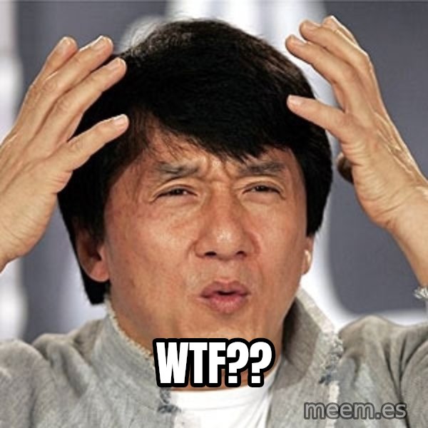 Jackie Chan meme: WTF??