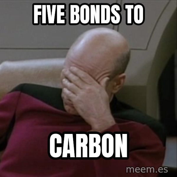 Picardfacepalm meme: five bonds to / CARBON