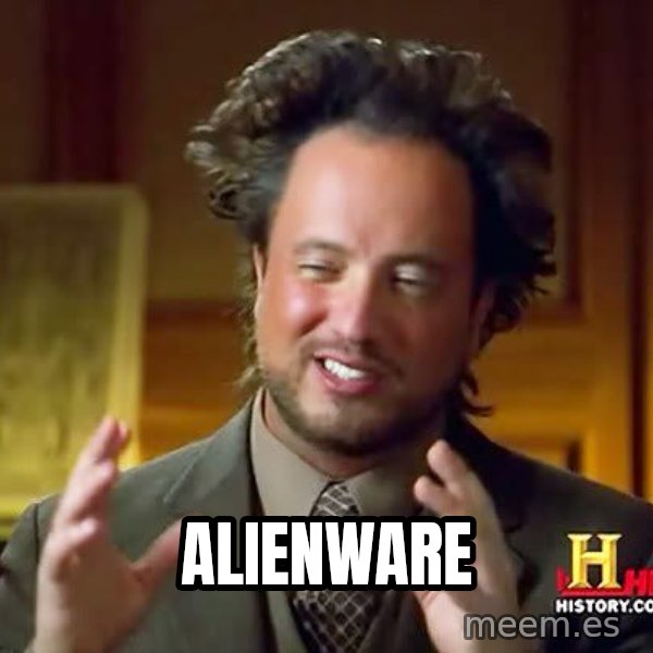 Ancient Aliens meme: Alienware