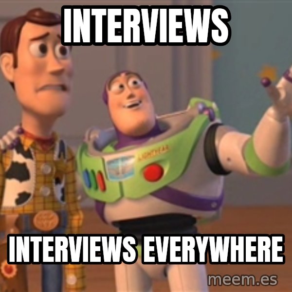 Tseverywhere meme: interviews / interviews everywhere