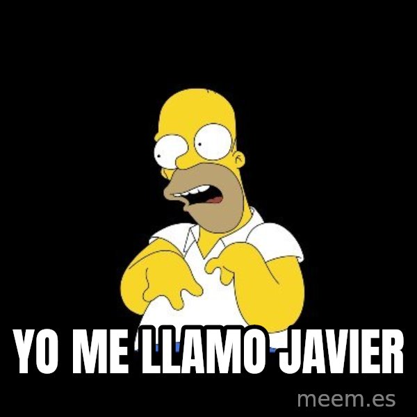 look-marge meme: Yo me llamo JAvier