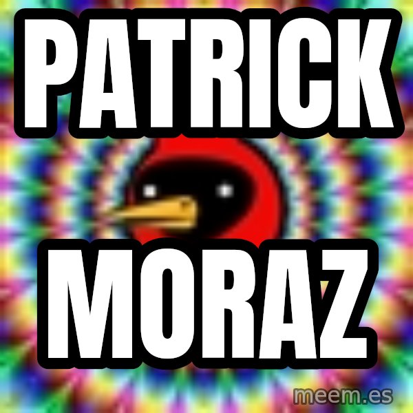 Omsk Crow meme: PATRICK / MORAZ