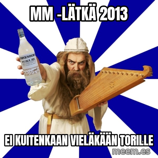 FinnishProblems meme: MM -lätkä 2013 / ei kuitenkaan vieläkään torille