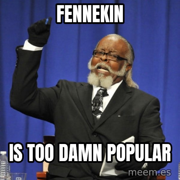 Rent Is Too Damn High meme: fennekin / is too damn popular