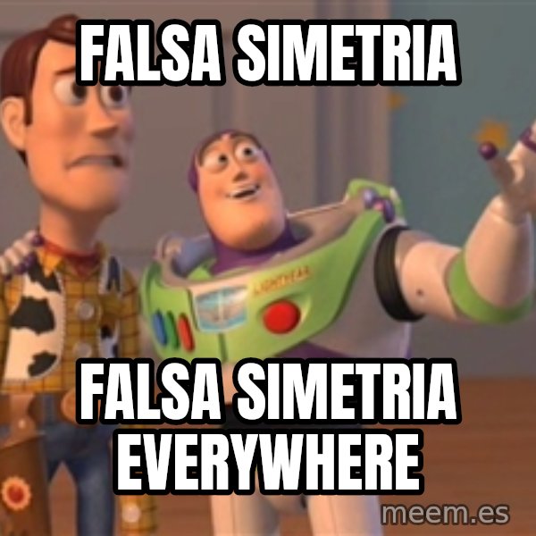 Tseverywhere meme: falsa simetria / falsa simetria everywhere