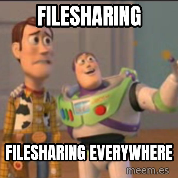 X, X Everywhere  meme: Filesharing / FILESHARING Everywhere