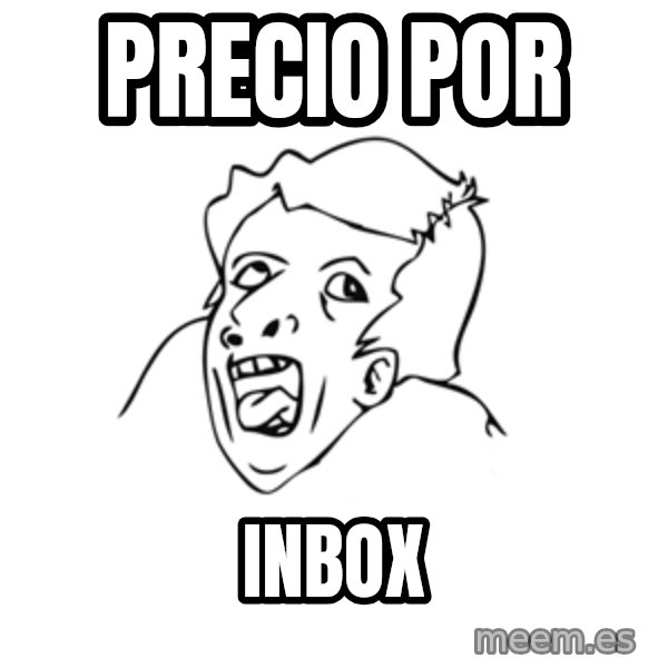 genius rage meme meme: Precio Por / Inbox