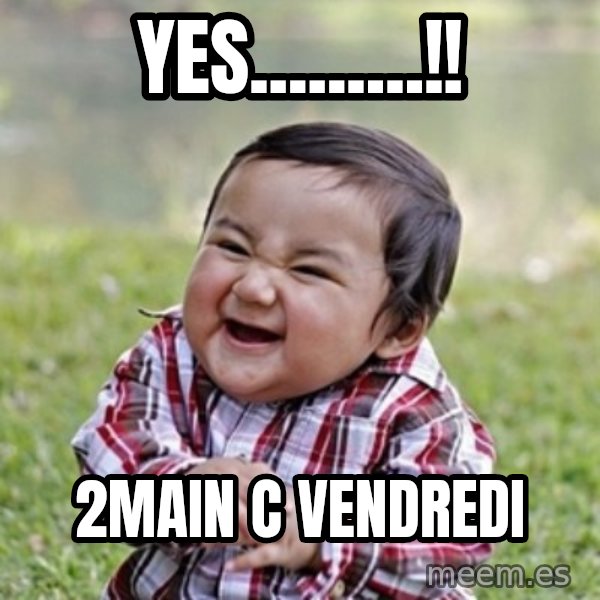 evil toddler kid2 meme: Yes.........!! / 2main c vendredi