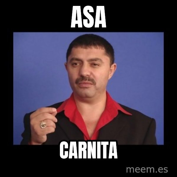 Manelistul Nicolae Guta meme: ASA / Carnita
