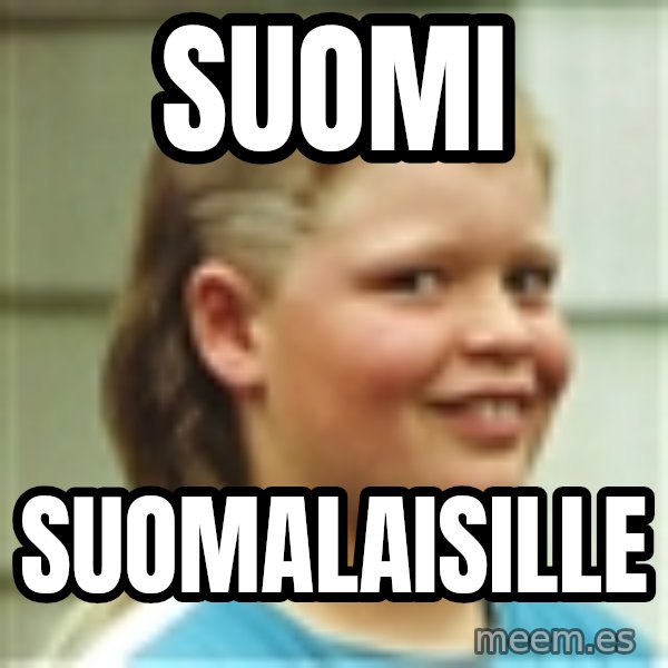 Jonnen Neuvo meme: Suomi / suomalaisille