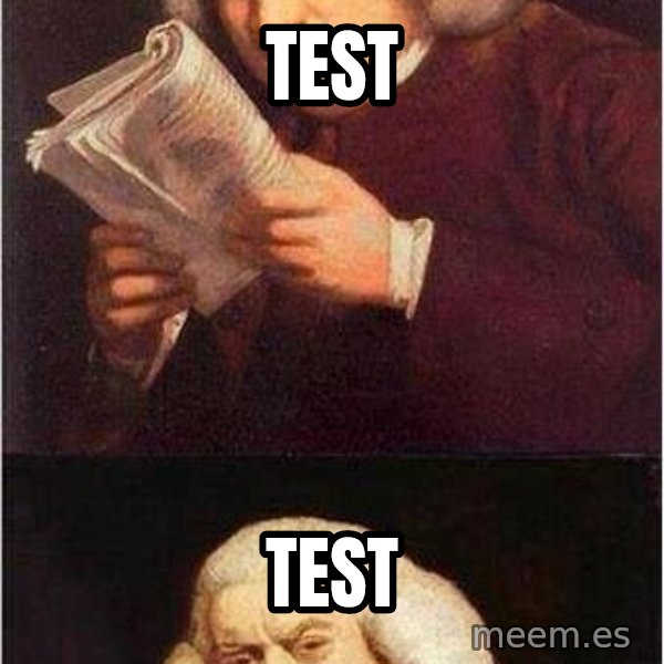 Samuel Johnson meme: test / test