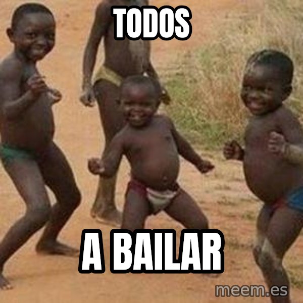 african children dancing meme: todos / a bailar