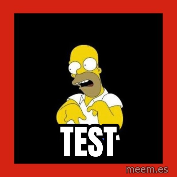 Homer retard meme: test
