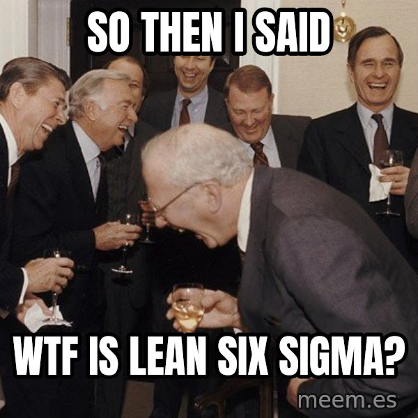 So Then I Said... meme: so then i said / wtf is lean six sigma?