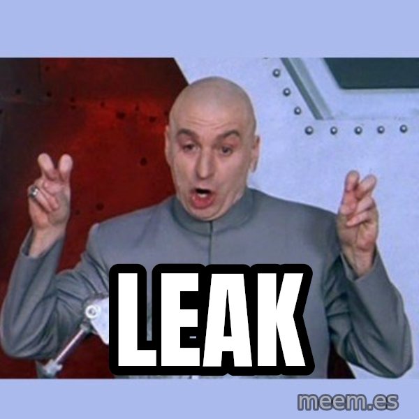 Dr Evil meme meme: leak