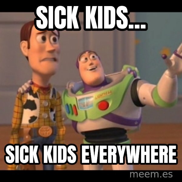 X, X Everywhere  meme: Sick Kids... / Sick Kids Everywhere