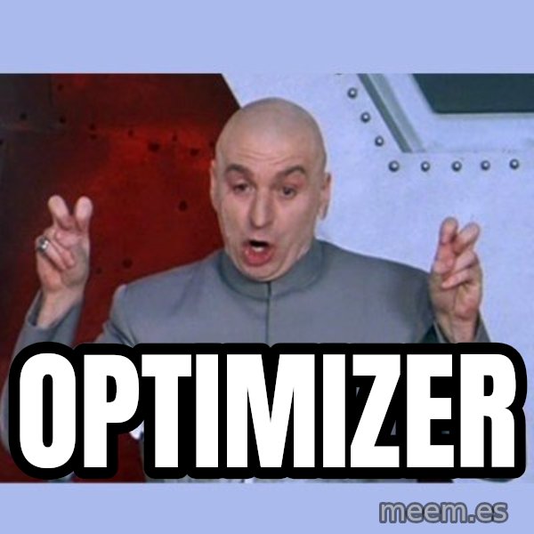 Dr Evil meme meme: Optimizer