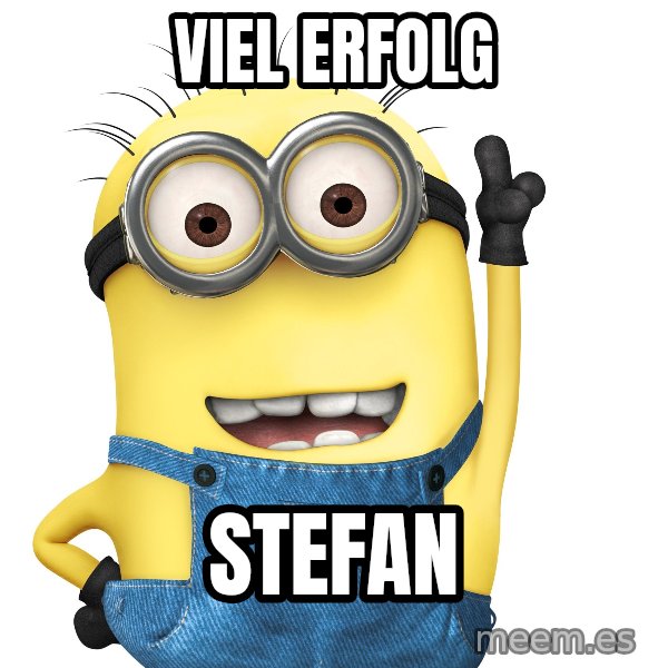 Despicable Me Minion meme: Viel Erfolg / Stefan
