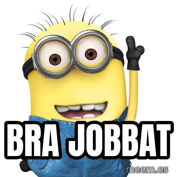 Despicable Me Minion meme: BRA JOBBAT